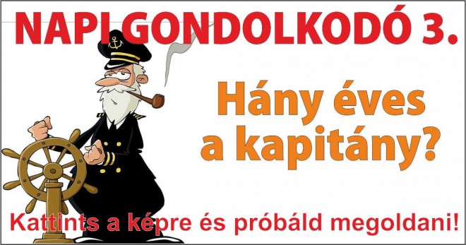 NAPI GONDOLKODÓ 3.